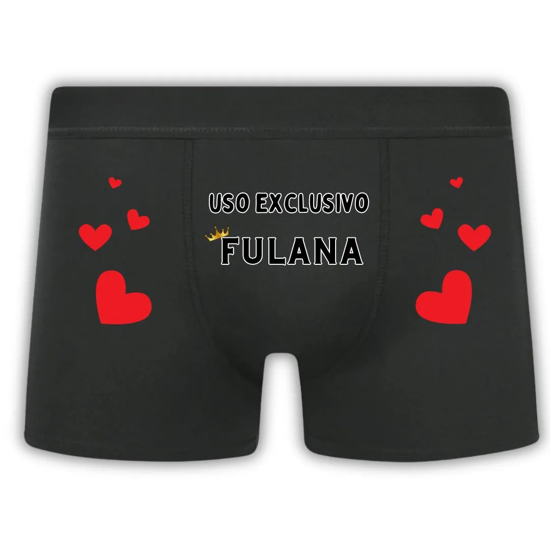 Cueca Preta Polieéster com forro Algodão- Personalizada - Imagem 2
