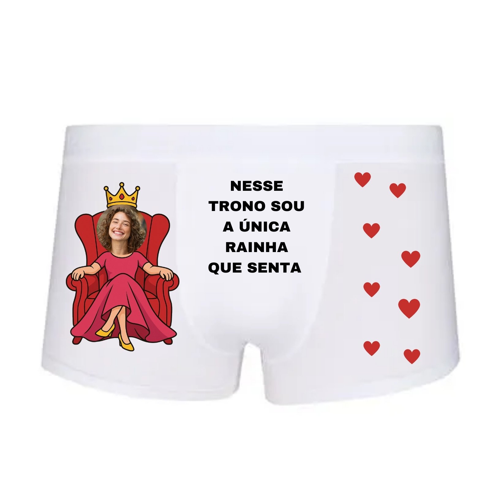 Cueca Branca em Poliéster com Forro em Algodão – Personalizada - Imagem 7