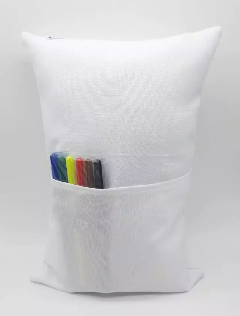 Capa de Almofada para Sublimação com Bolso- 20X30