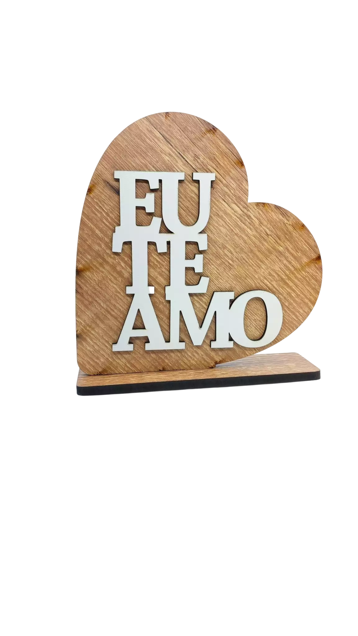 Porta-Retrato em MDF – Coração Dupla Face - Imagem 2