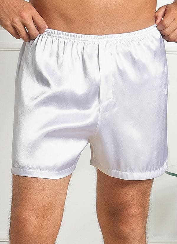 Cueca Samba -Canção M em Cetim para Sublimação - Branco