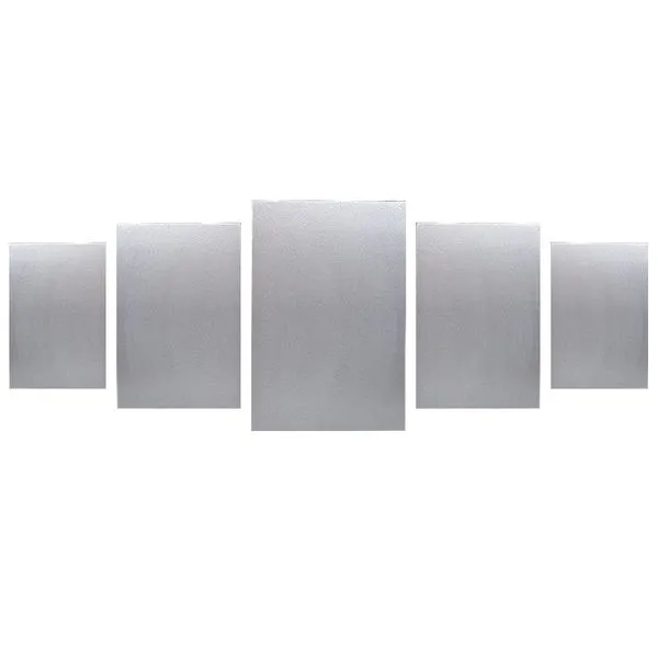 Kit A4 de Placa de MDF com Tecido Brilho – 6mm (5 Peças) - Imagem 3