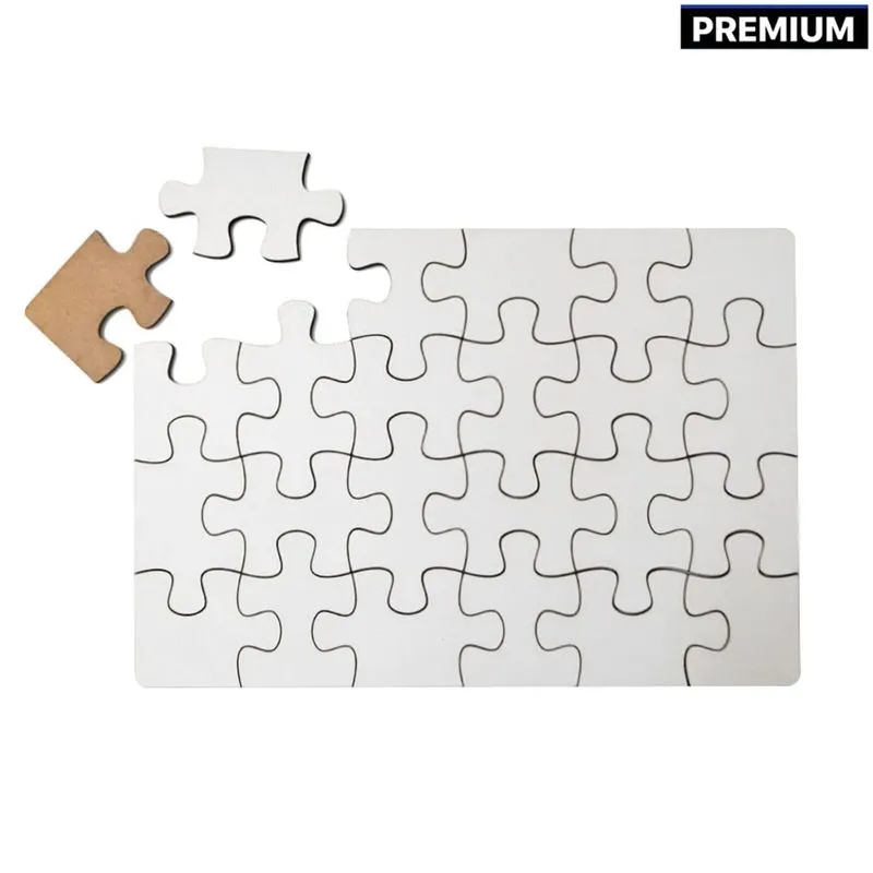 Quebra-cabeça de MDF Premium 24 Peças - 19x27cm
