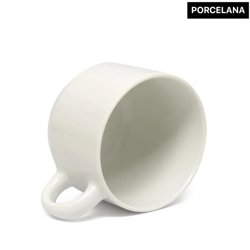 Xícara de Porcelana Branca para Sublimação - 180ml - Imagem 2